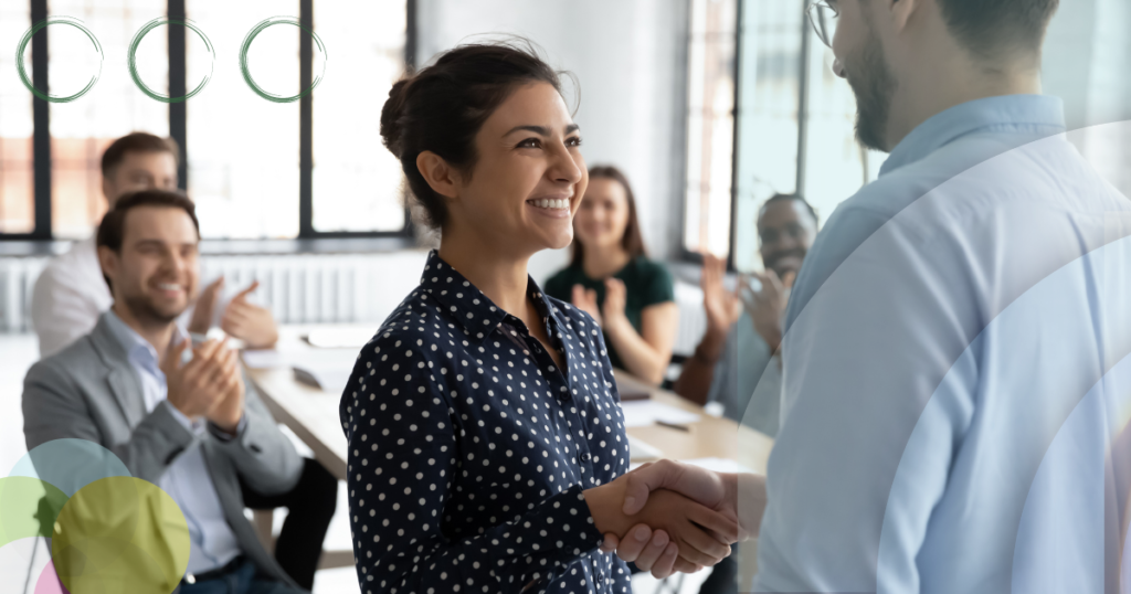 job promotion of one of the freelance professionals