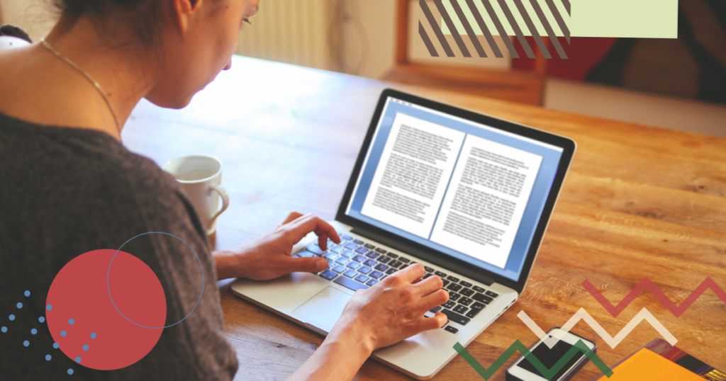 Enhance your writing by using an app that female freelancer is using.