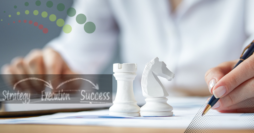Freelancer designing strategies to secure clients.