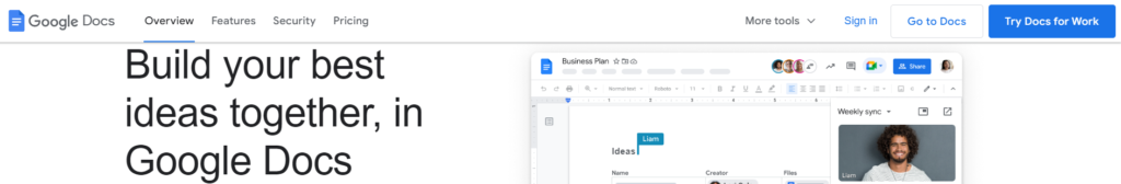 Google Docs is a versatile writing tool that helps to enhance your writing and collaboration.