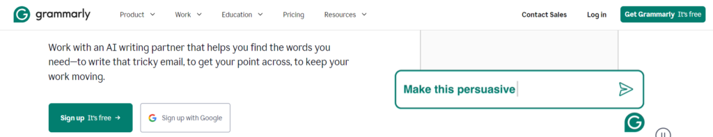 Best Free Productivity Tools - Grammarly